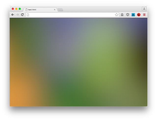 Screenshot of result